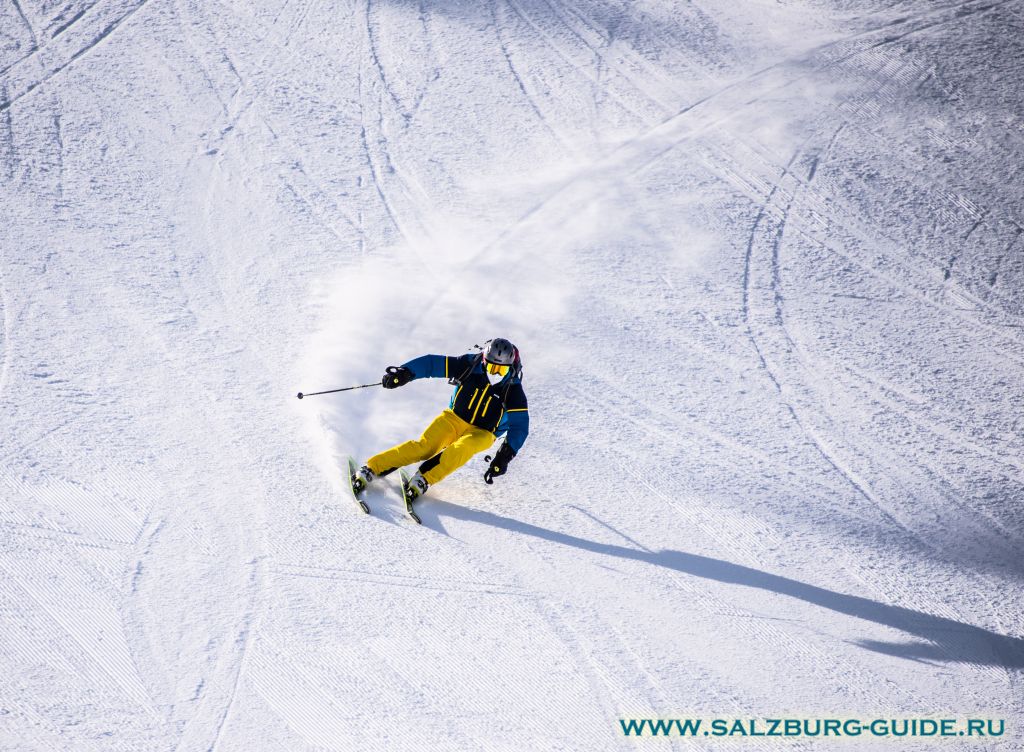 salzburg guide skiing skier bow