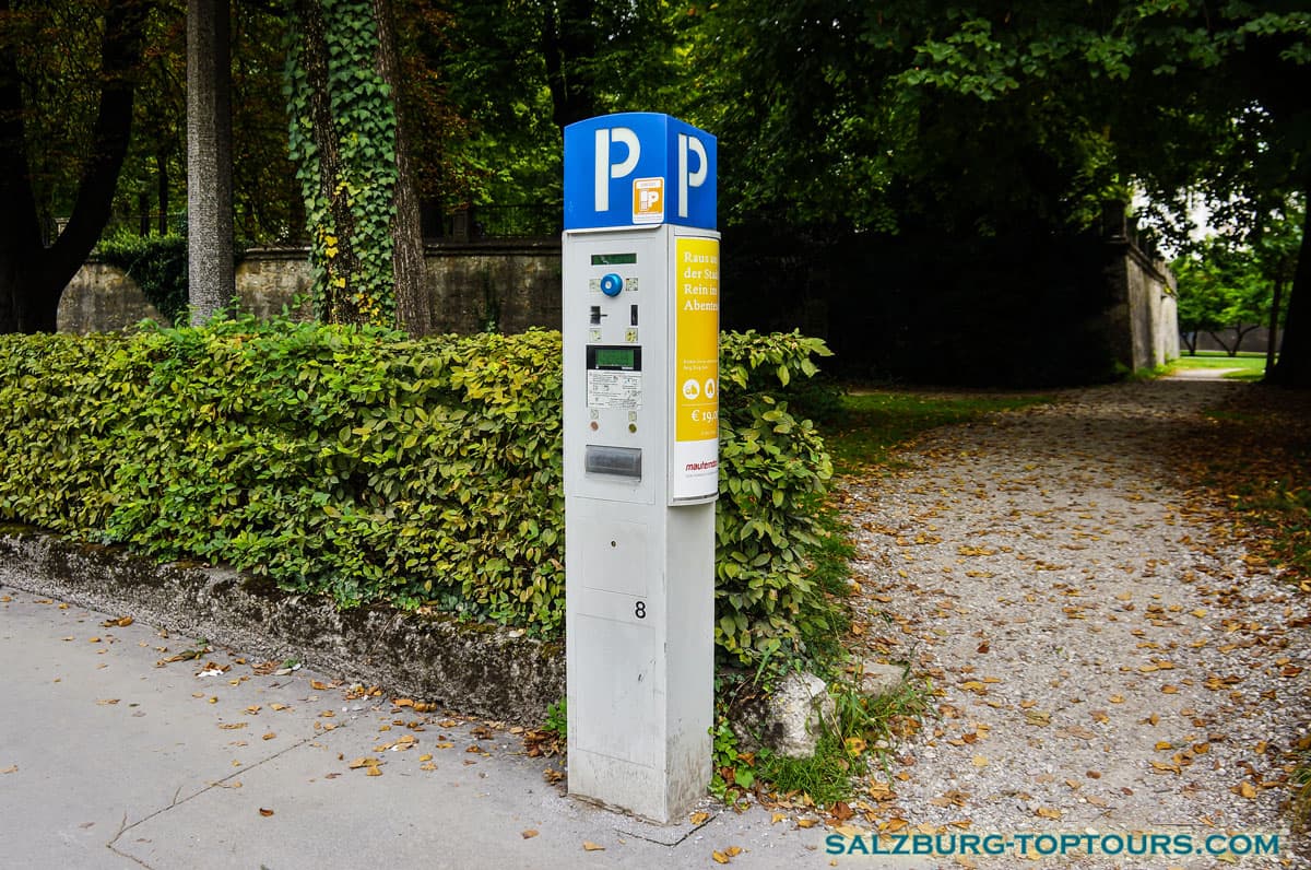 salzburg toptours parking machine