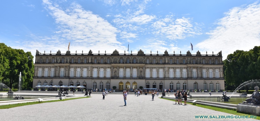 The palace Herrenchiemsee - Bavarian Versailles - Tour from Salzburg to the castles of Bavarian king Ludwig II