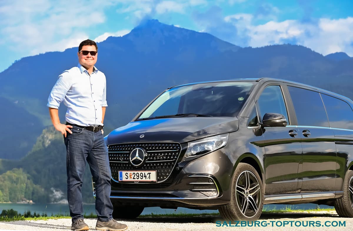 Merceses-Benz V-Class SALZBURG VIENNA PRIVATE TRANSFER WITH SIGHTSEEING Salzburg Guide Eugene Merceses-Benz V-Class SALZBURG VIENNA PRIVATE TRANSFER WITH SIGHTSEEING Salzburg Guide Eugene