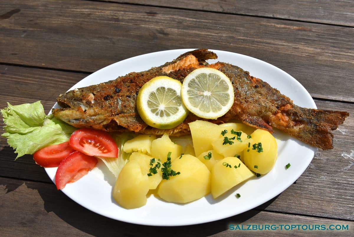 Salzburg toptours salzkammergut tour lunch fisch | Salzburg Top Tours by Eugene